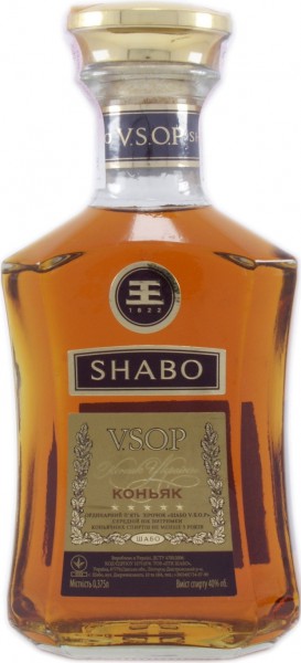 Коньяк "Shabo" VSOP, 0.375 л