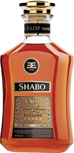 Коньяк Shabo VSOP, 0.5 л