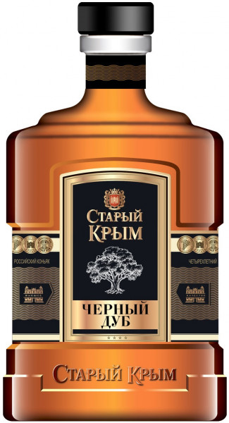 Коньяк "Старый Крым" Черный Дуб, 0.5 л