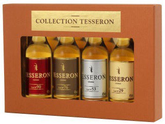Коньяк Tesseron, Tasting Set, Lot № 90, 76, 53, 29, in box, 50 мл