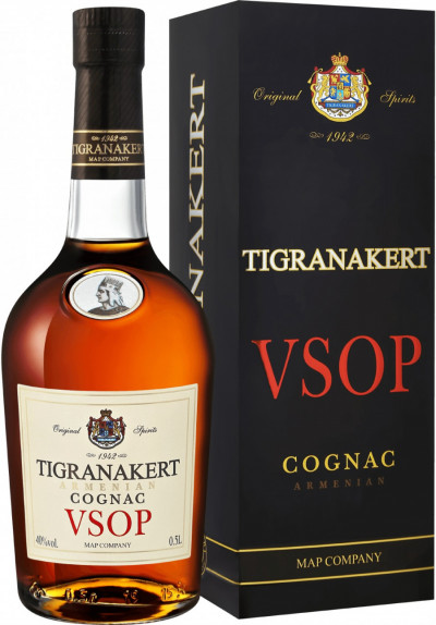 Коньяк "Tigranakert" VSOP, gift box, 0.5 л