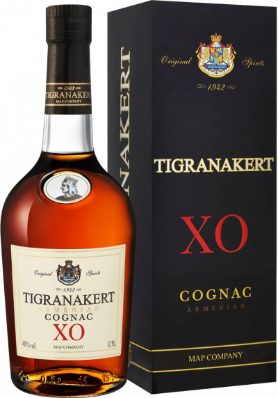Коньяк "Tigranakert" XO, gift box, 0.5 л