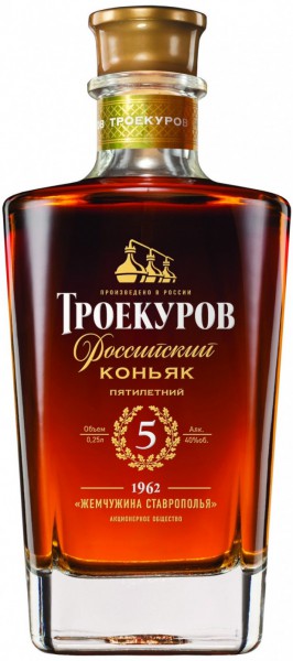 Коньяк Troekurov, 5 Years Old, 0.25 л