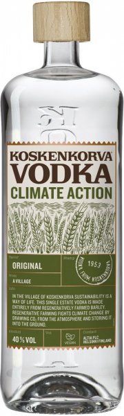 Водка "Koskenkorva" Climate Action, 0.7 л