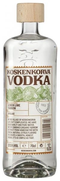 Водка Koskenkorva Lemon Lime Yarrow, 0.7 л