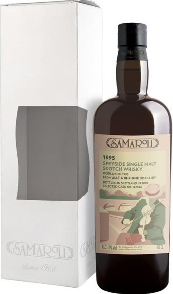 Виски Samaroli, Allt a Bhainne, 1995, gift box, 0.75 л