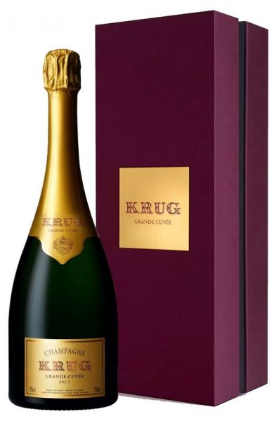 Шампанское Krug, "Grande Cuvee", gift box (брак этикетки)
