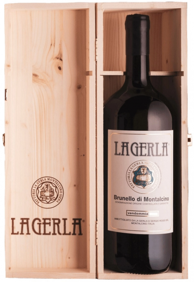 Вино La Gerla, Brunello di Montalcino DOCG, 2017, wooden box, 1.5 л