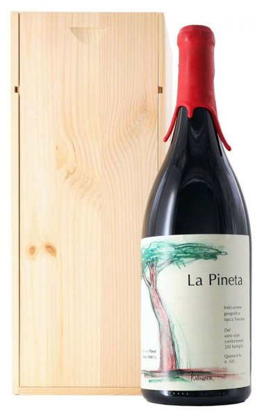Вино Podere Monastero, "La Pineta", Toscana IGT, 2021, wooden box, 1.5 л