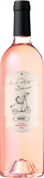 Вино "La Ptit Soeur" Cinsault Rose, Pays d'Oc IGP, 2020