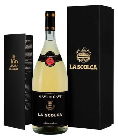 Вино La Scolca, Gavi dei Gavi DOCG, 2022, gift box, 1.5 л