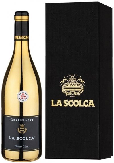 Вино La Scolca, Gavi di Gavi DOCG, 2022, gift box "Golden"