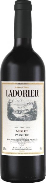 Вино "Ladorier" Merlot Pays d'Oc