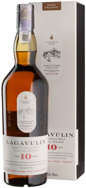 Виски "Lagavulin" 10 Years Old, gift box, 0.7 л