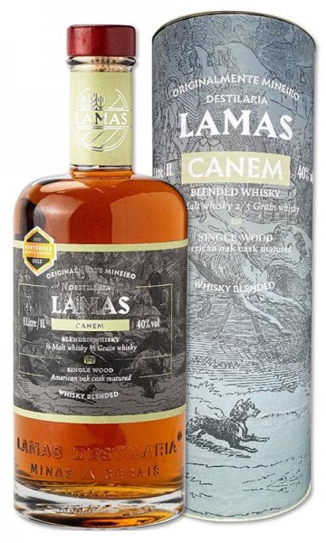 Виски Lamas, Canem, gift box, 0.75 л