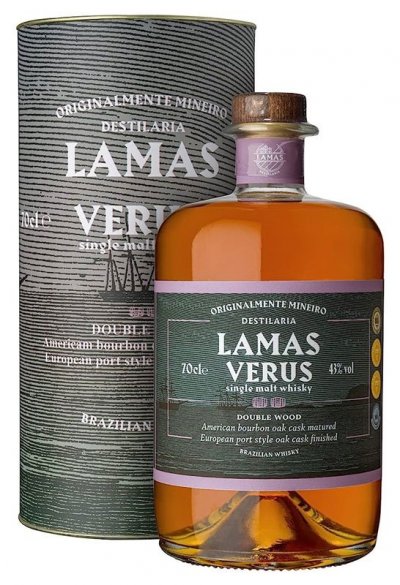 Виски Lamas, Verus Double Wood, gift box, 0.75 л