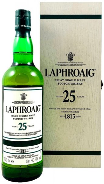 Виски "Laphroaig" 25 Years Old (49,8%), gift box, 0.7 л