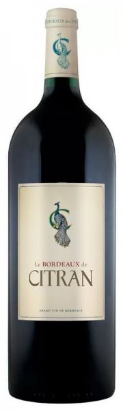 Вино "Le Bordeaux de Citran" Rouge, Bordeaux AOC, 2019, 1.5 л