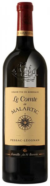 Вино "Le Comte de Malartic", Pessac-Leognan AOC, 2019