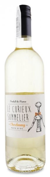 Вино "Le Curieux Sommelier" Chardonnay, 2021