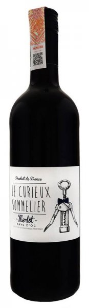 Вино "Le Curieux Sommelier" Merlot, 2020
