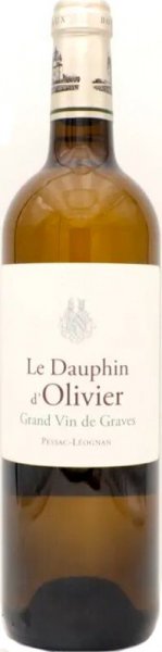 Вино "Le Dauphin d'Olivier" Blanc, Pessac-Leognan AOC, 2017