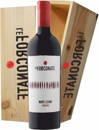 Вино "Le Forconate" Nove Legni, Toscana IGT, 2018, wooden box