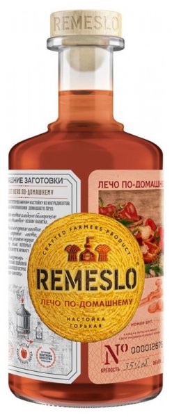 Ликер "Remeslo" Lecho Po-Domashnemu, Bitter, 0.5 л