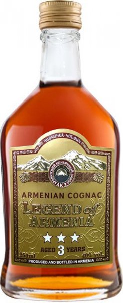 Коньяк "Легенда Армении" 3 звезды, 250 мл