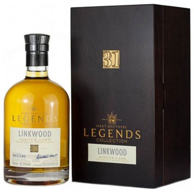 Виски Hart Brothers, "Legends Collection" Linkwood Single Cask 31 Years, 1989, wooden box, 0.7 л