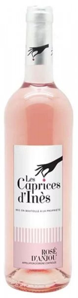 Вино Les Caves de la Loire, "Les Caprices d'Ines" Rose d'Anjou AOC, 2021