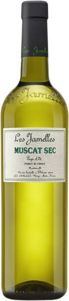 Вино Les Jamelles, Muscat Sec, Pays d'Oc IGP, 2021