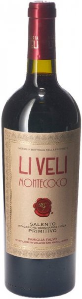 Вино Li Veli, "Montecoco" Primitivo, Salento IGT, 2020
