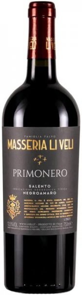 Вино Li Veli, "Primonero", Salento IGT, 2021