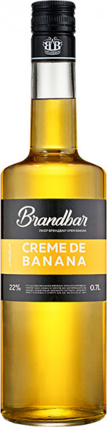 Ликер "Brandbar" Creme de Banana, 0.7 л