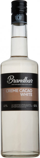 Ликер "Brandbar" Creme de Cacao white, 0.7 л