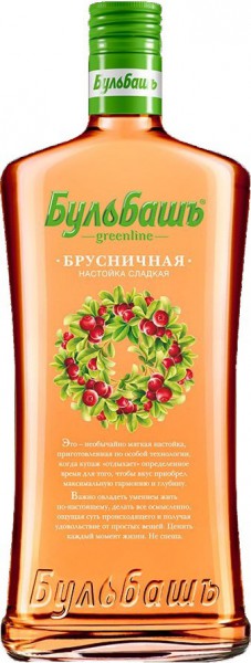 Ликер "Bulbash Greenline" Cowberry, 0.5 л