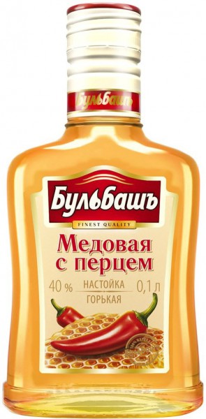 Ликер "Bulbash Honey with cayenne" Bitter, 0.1 л