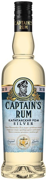 Ликер "Captain's Rum" Silver, Bitter, 0.25 л
