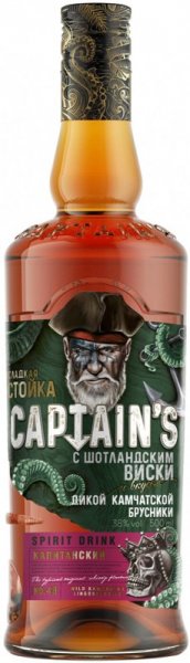Ликер "Captain's" with Scotch Whiskey and Wild Lingonberries, 0.5 л