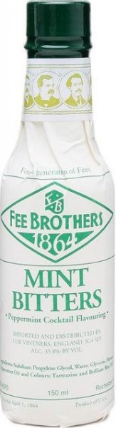 Ликер Fee Brothers, Mint Bitters, 0.15 л