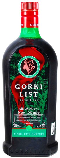 Ликер "Gorki List", 1 л