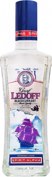Ликер "Graf Ledoff" Blackcurrant, 0.5 л