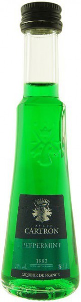 Ликер Joseph Cartron Peppermint Vert (green), 30 мл