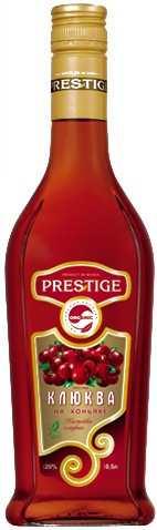 Ликер Ladoga, Prestige Cranberry with brandy, 0.5 л