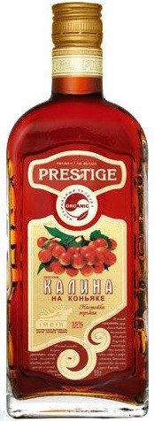 Ликер Ladoga, "Prestige" Viburnum with brandy, Bitter, 0.5 л