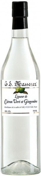 Ликер Massenez, Liqueur Citron Vert et Gingembre, 0.7 л