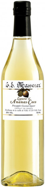 Ликер Massenez, Liqueur d'Ananas-Coco, 0.7 л