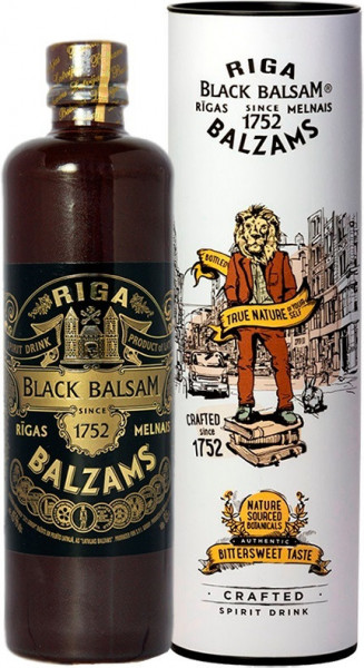 Ликер Riga Black Balsam, gift tube, 0.5 л