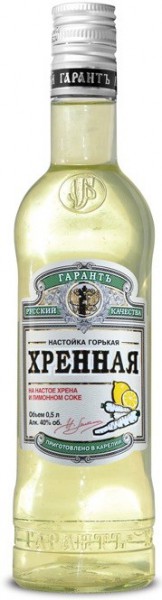 Ликер "Russian Garant Quality" Horseradish, Bitter, 0.5 л